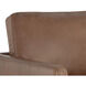 Portman Marseille Camel Leather Swivel Lounge Chair